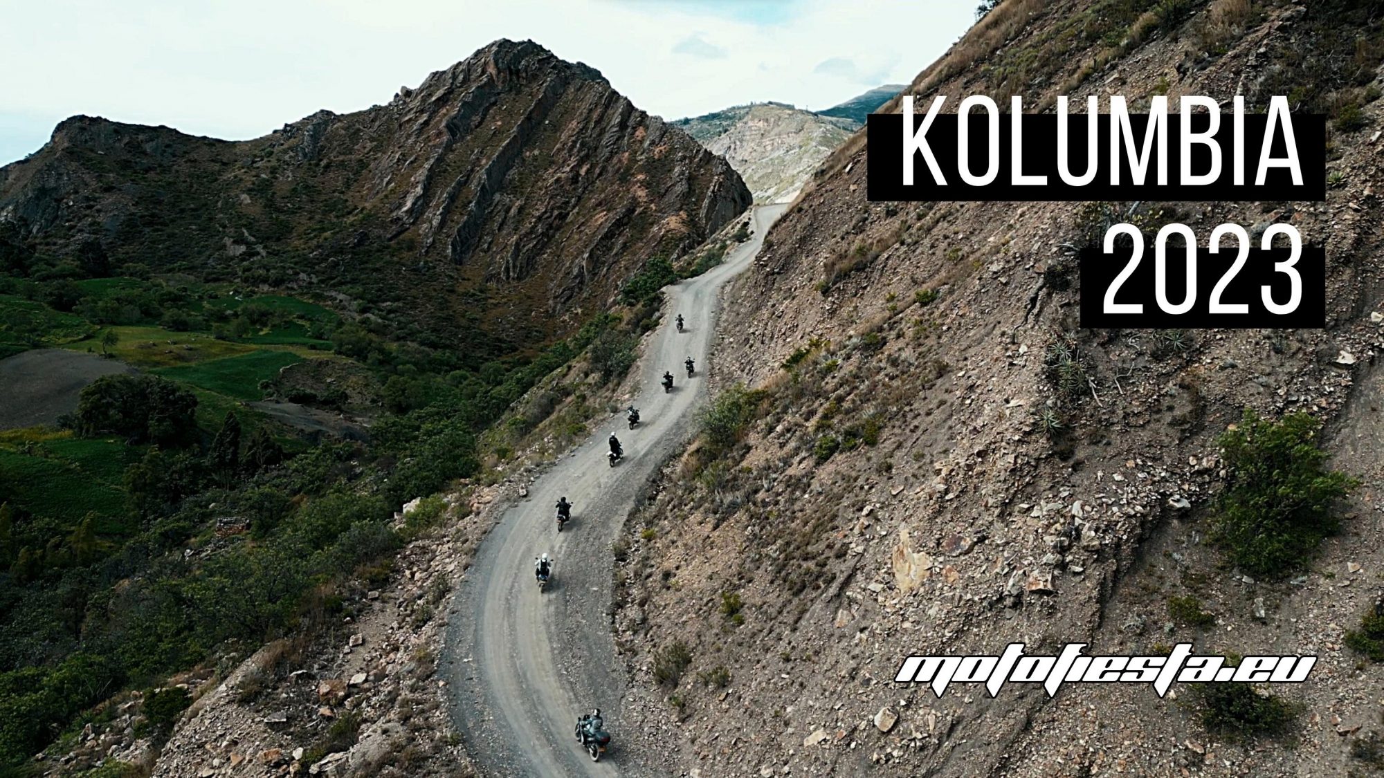 miniatura filmu promującego wyprawę motocyklową do Kolumbii